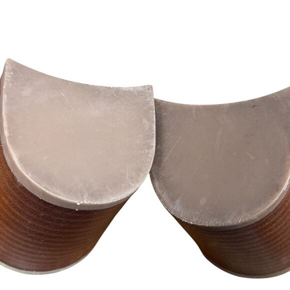 Franco Sarto Harlet 3 Leather Tan Beige Woven Chunky High Heels Sandals Shoes 8 - Picture 13 of 16